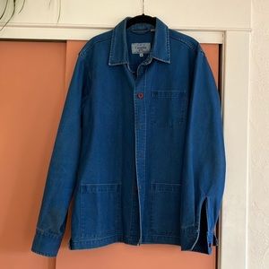 Corridor duck dye Indigo Chore Coat